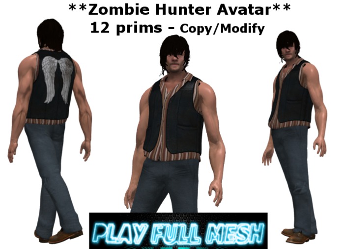 **Zombie hunter avatar**PlayFullMeshmp