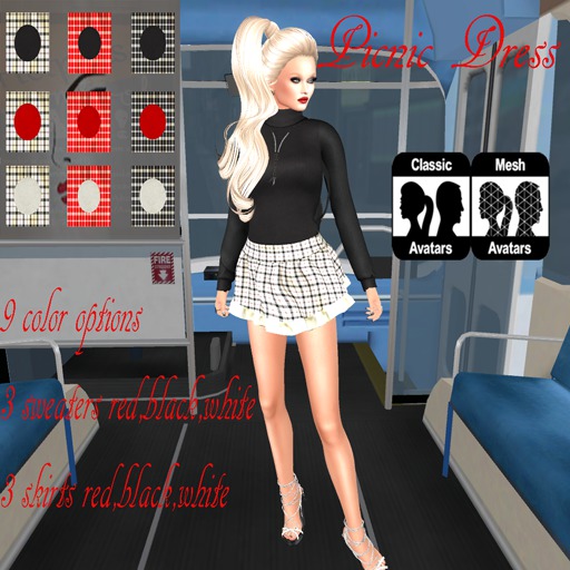 YGTL - MESH PICNIC DRESS BOXED