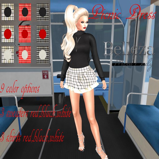 YGTL - BELLEZA - MESH PICNIC DRESS BOXED