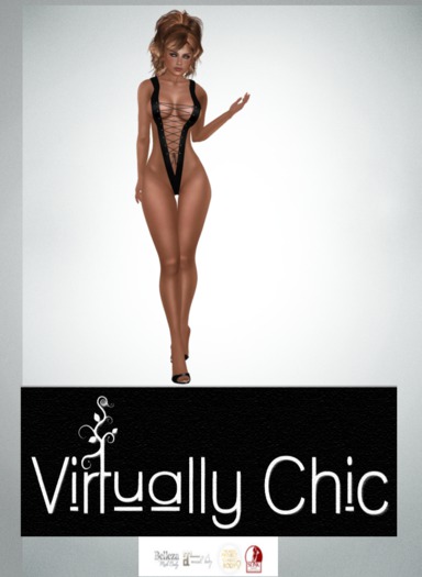 ::VC:: PYROLA Lace Up Lingerie - BLACK [BAGGED]