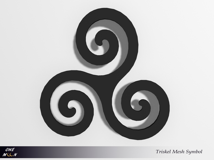 .::One Moon::. Triskel Mesh Symbol