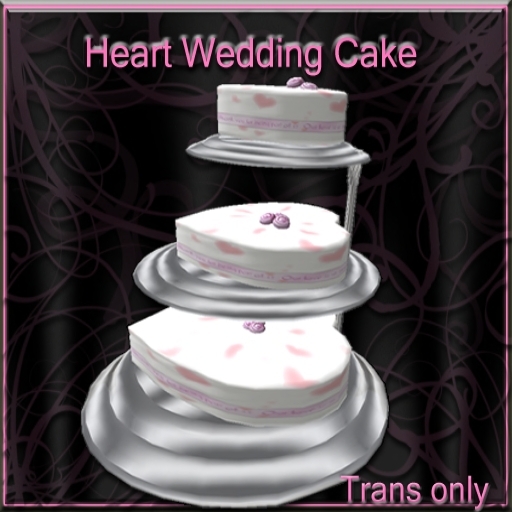 Heart Shaped Wedding Cake