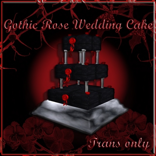 Gothic Style Wedding Cake