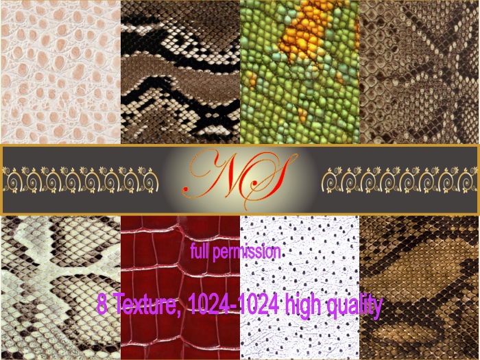 Ns texture leather reptiles