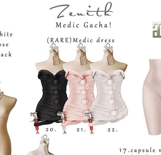 =Zenith=Medic dress (Rose) (Maitreya) - RARE