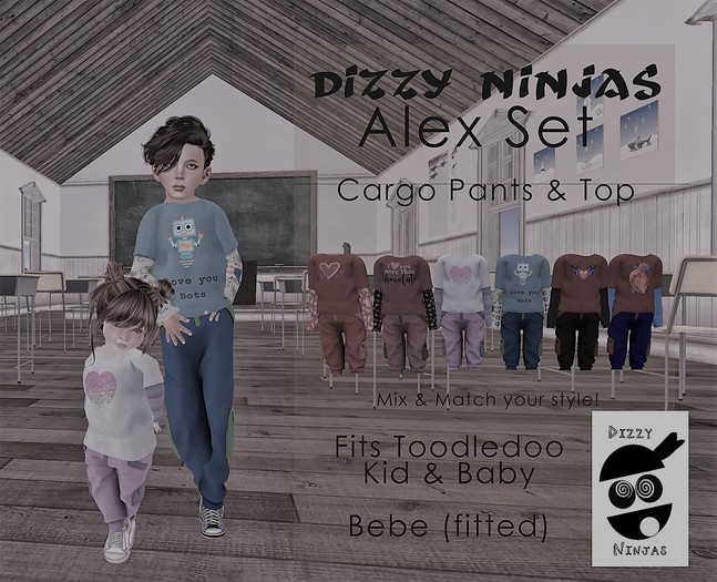 Dizzy Ninjas Alex Set DEMO (TDK&TDB) (boxed)