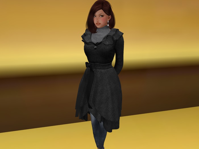 Lotus Coat,black