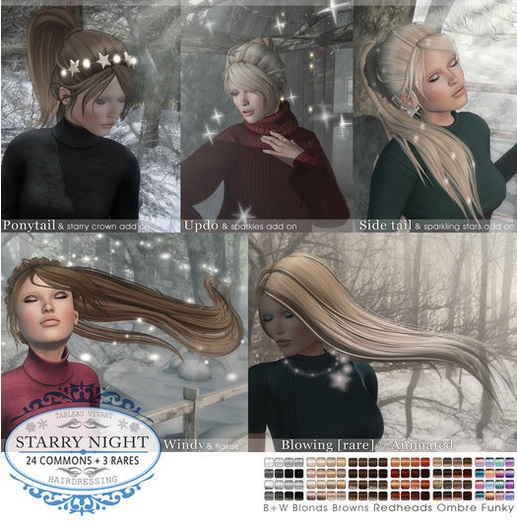 Tableau Vivant \\ Starry Night \\ Side tail - Funky