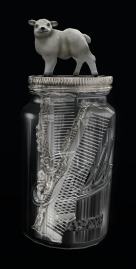 Apple Fall Comb Jar