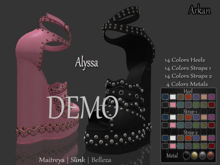 .::Arkan::. Heels Alyssa Maitreya/Slink/Belleza DEMO