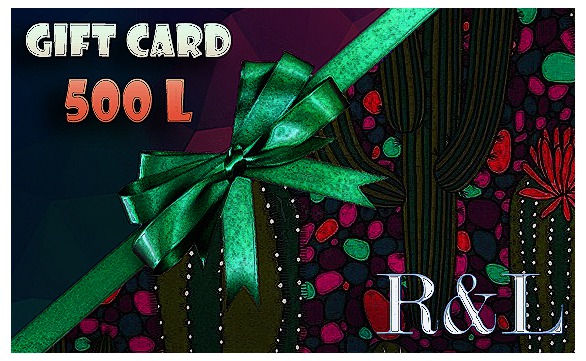R&L Builders / Tarjeta de regalo - 500 L