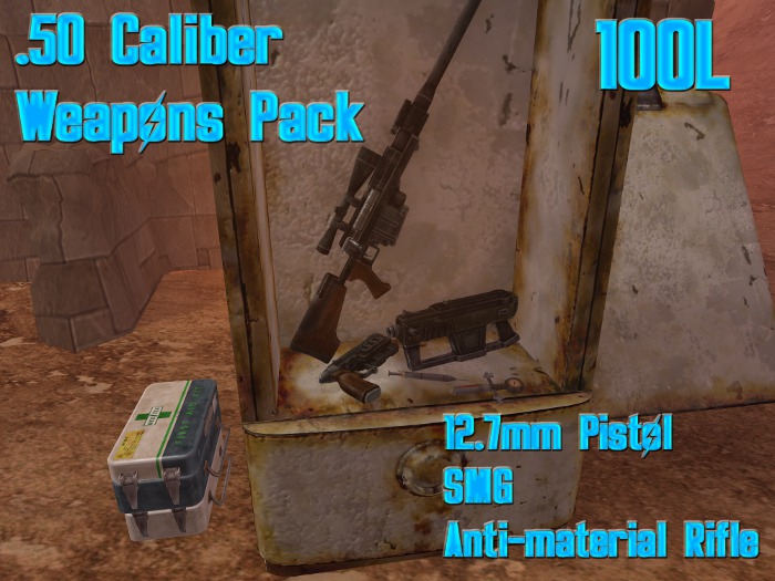 50 Caliber Weapons Pack