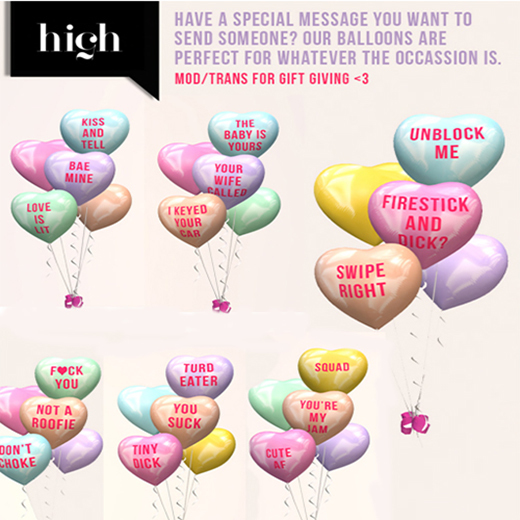[high v.] balloons fatty pack