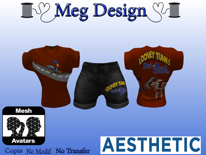 **aesthetic top&short road runner