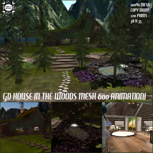 GD HOUSE IN THE WOODS MESH 600 ANIMATIONI