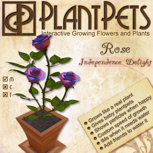 PlantPet Seed [Rose *Independence Delight*]