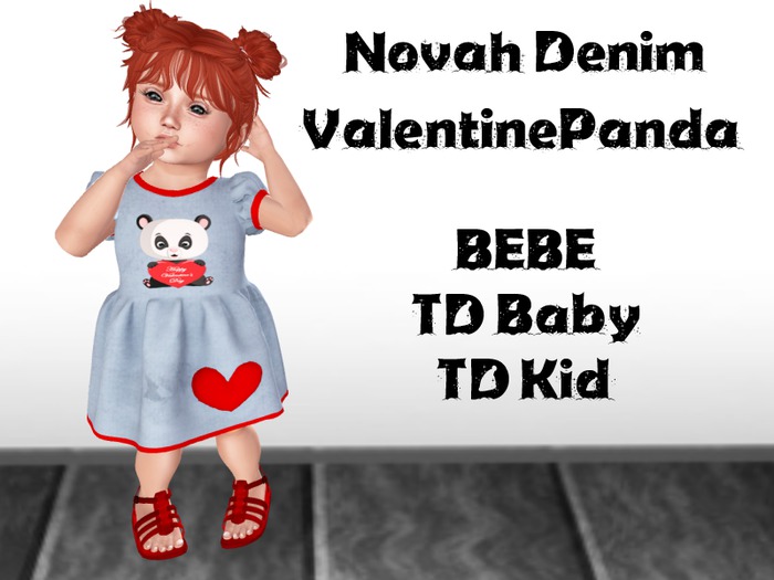 Novah ValentinePanda Dress TD+BEBE (Boxed)