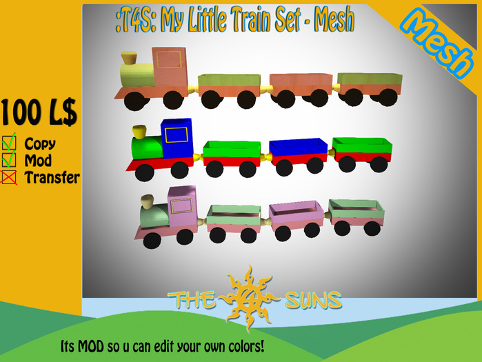 :T4S: My Little Train Set - Mesh
