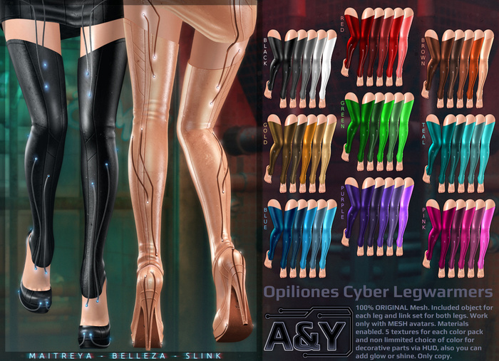 A&Y Opiliones Cyber Legwarmers - FullPack
