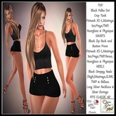 !CGF-* Mia *  Black Short Outfit
