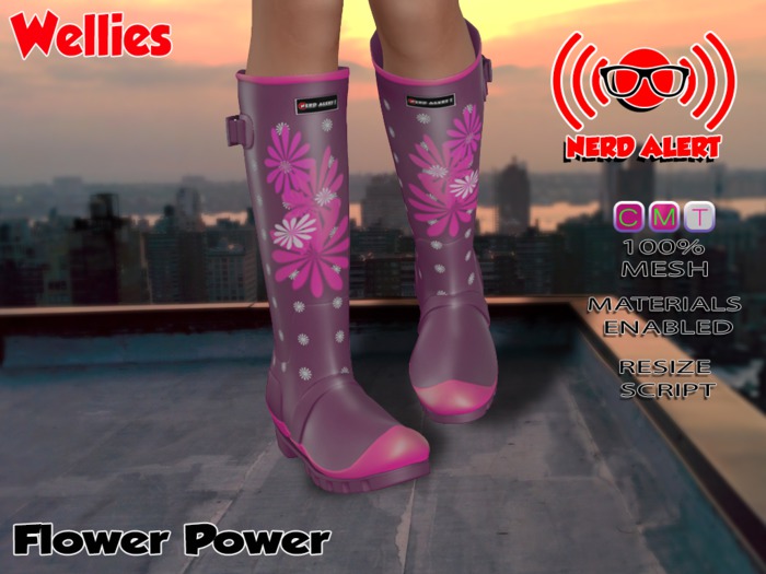 :NerdALERT: Wellies - Flower Power