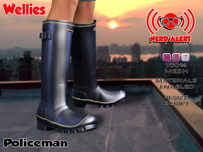 :NerdALERT: Wellies - Policeman