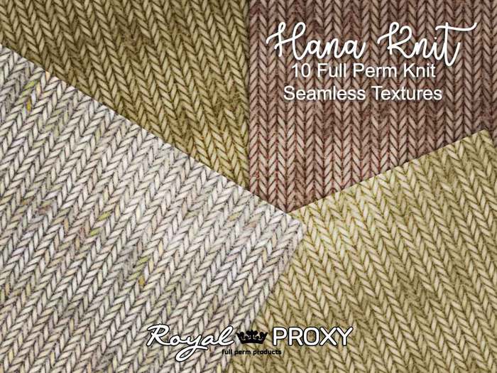RP-10 Full Perm Seamless  Knit Textures - Hana