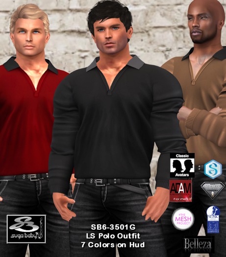 SB4-3501G LS Polo OUTFIT