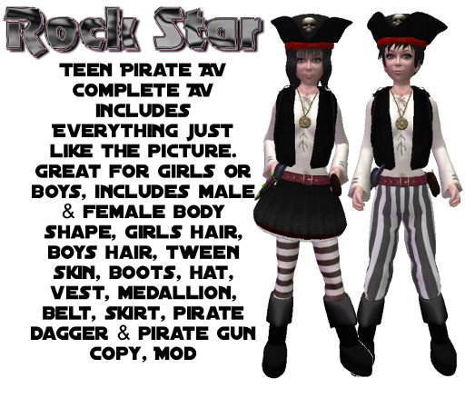 Pirate teen AV (BOXED)