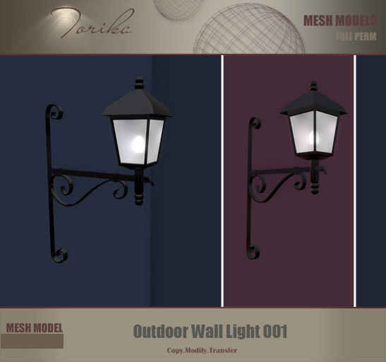 Torika Outdoor Wall Light FP
