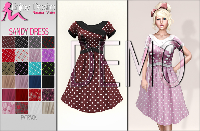 =ED= Retro Sandy Dress - DEMO