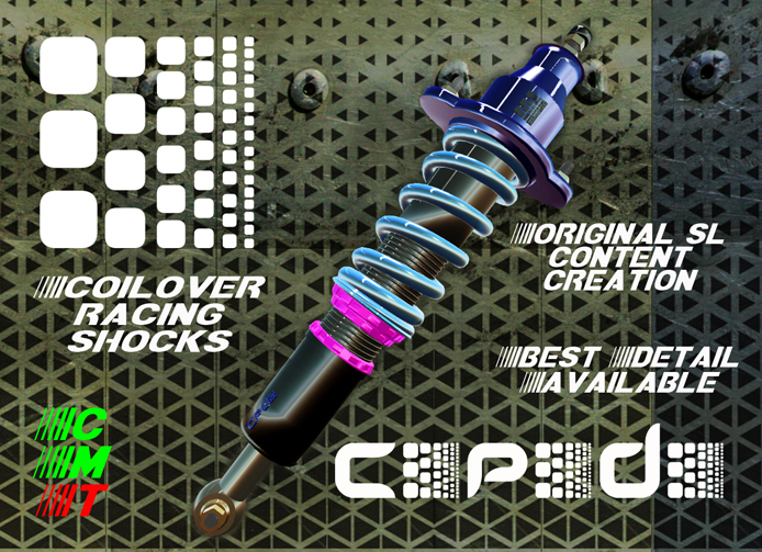 C>P>D> Racing Coilovers Rear  shock [box]