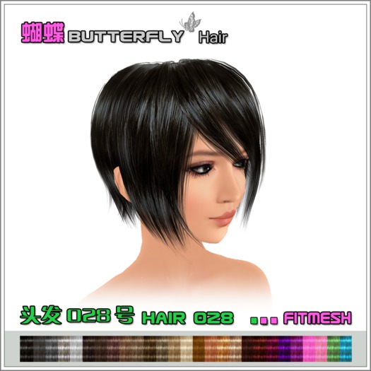 Butterfly Hair 028