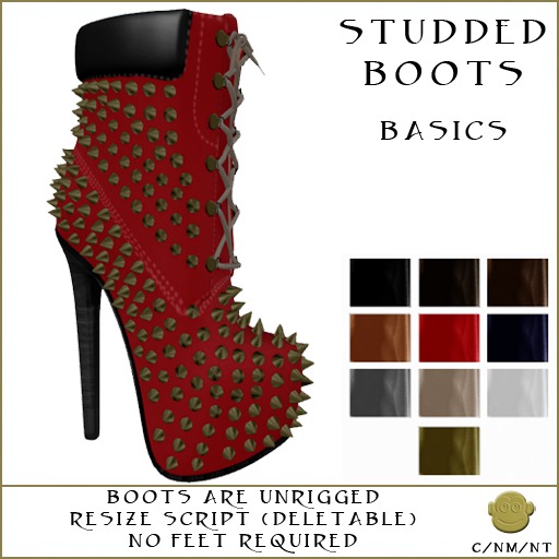 BM Studded Boots Basics DEMO