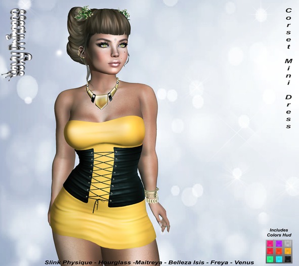 [Sexy Princess] Corset Mini Dress