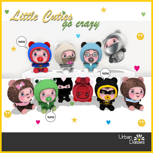 URBAN DAISIES Little Cuties Gatcha - Froggy RARE