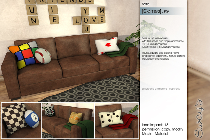 Sway's [Games] Sofa / PG