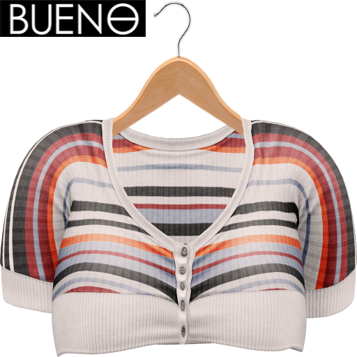 Second Life Marketplace - BUENO - Sweet Sweater - Color Stripe ...