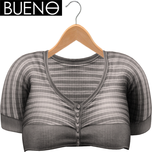 BUENO - Sweet Sweater - Gray Pin - Belleza, Freya, Isis, Slink, Hourglass, Fit Mesh