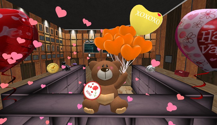 Bear Xoxoxo With Particle Heart
