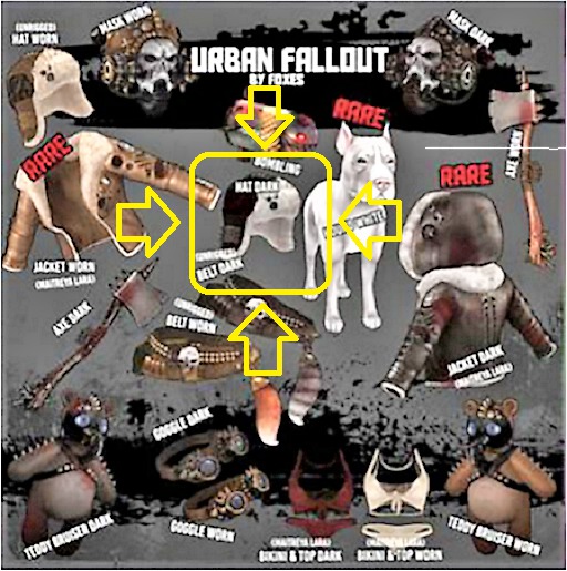 Foxes - Urban Fallout - Hat - Dark [box]