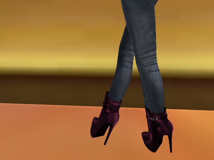 Stilletto Ankle Boots red
