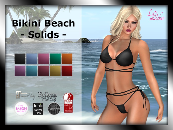 Lily's Locker - Bikini Beach - Solids