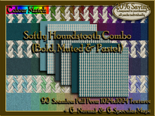Softly Houndstooth Combo Seamless Textures