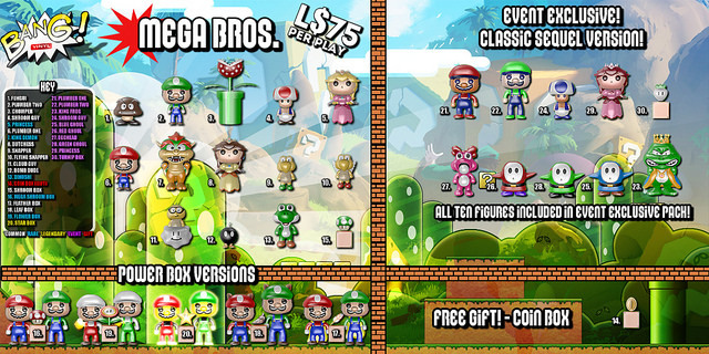 Bang! Figures - Mega Bros. #20 - Star Box * RARE