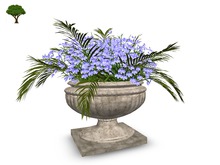 Mesh Flowers Pot Claudia