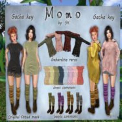 *SK* Momo Gabardine black RARE
