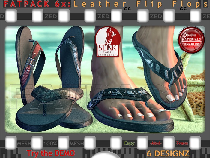 ::ZED:: MESH Purple Denim Hi-Tops (Non-Rigged & Resizable/Stretchable + Remote) + Bonus Mesh Sock Tops - DEMO