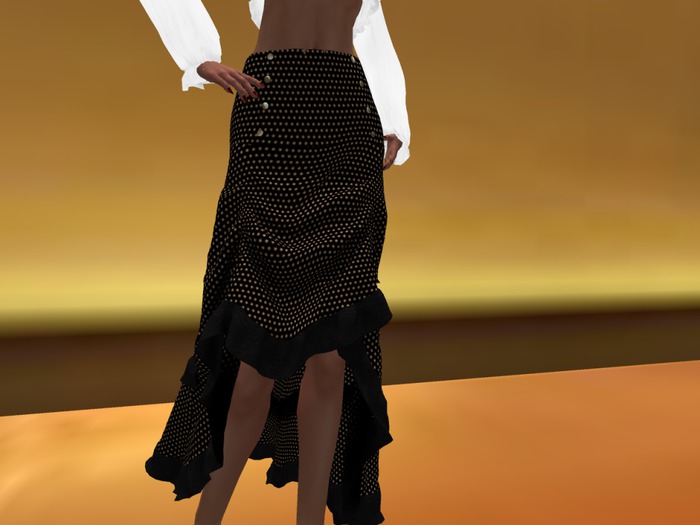Punk Skirt Long_beige