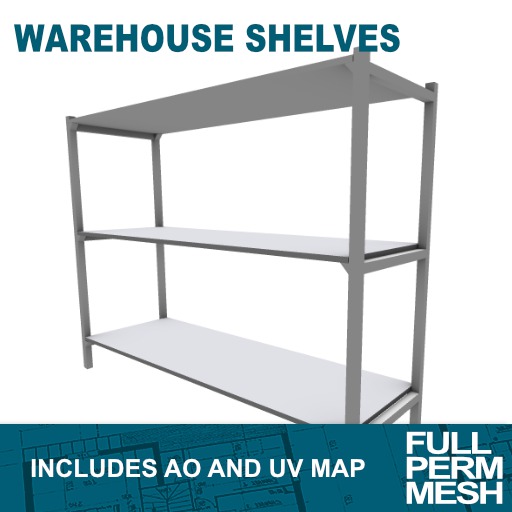 Simple Warehouse Shelves [MESH]